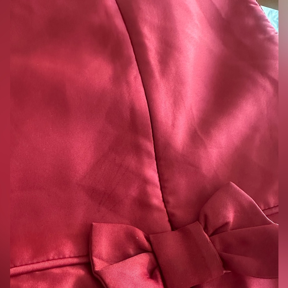 Autograph Red Satin Occassion Dress - Picture 10 of 10